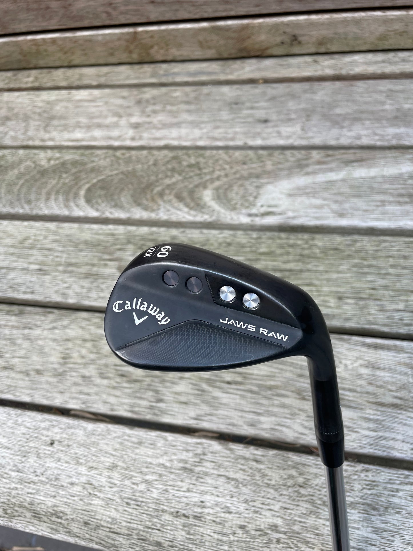 Callaway Jaws Raw black lob wedge