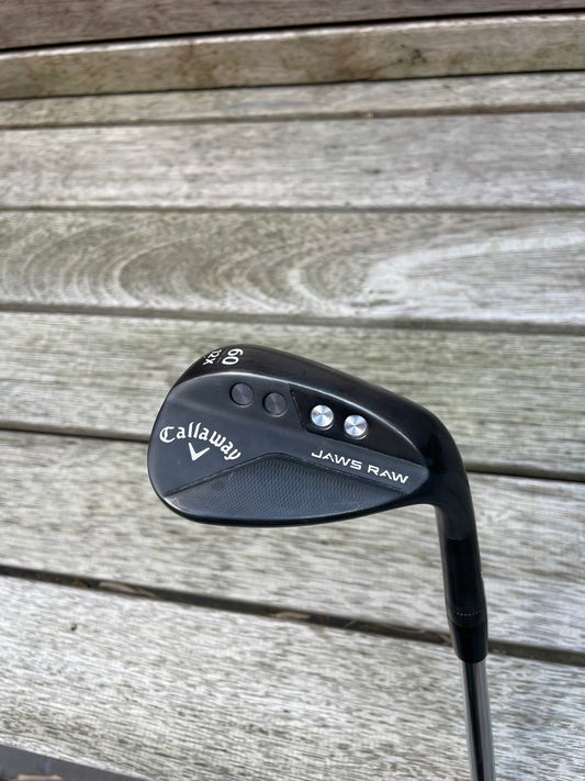 Callaway Jaws Raw black lob wedge