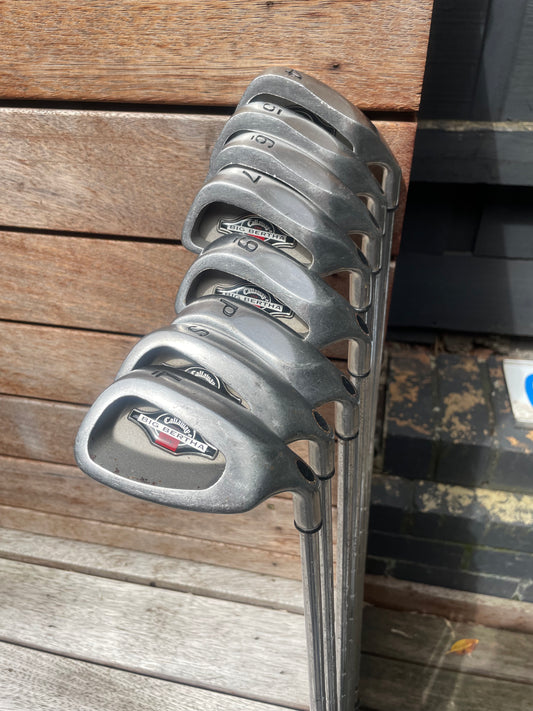 Callaway Big Bertha Irons 4,5,7,9,P,S,L